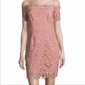 Design Lab Lord & Taylor Pink Sheath Mini Dress